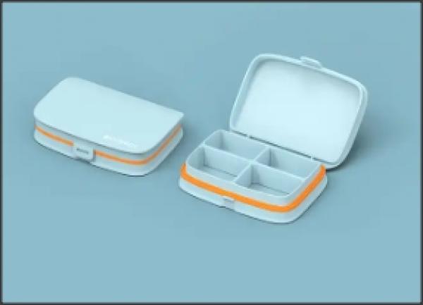 Pillen Box 8 Fächer